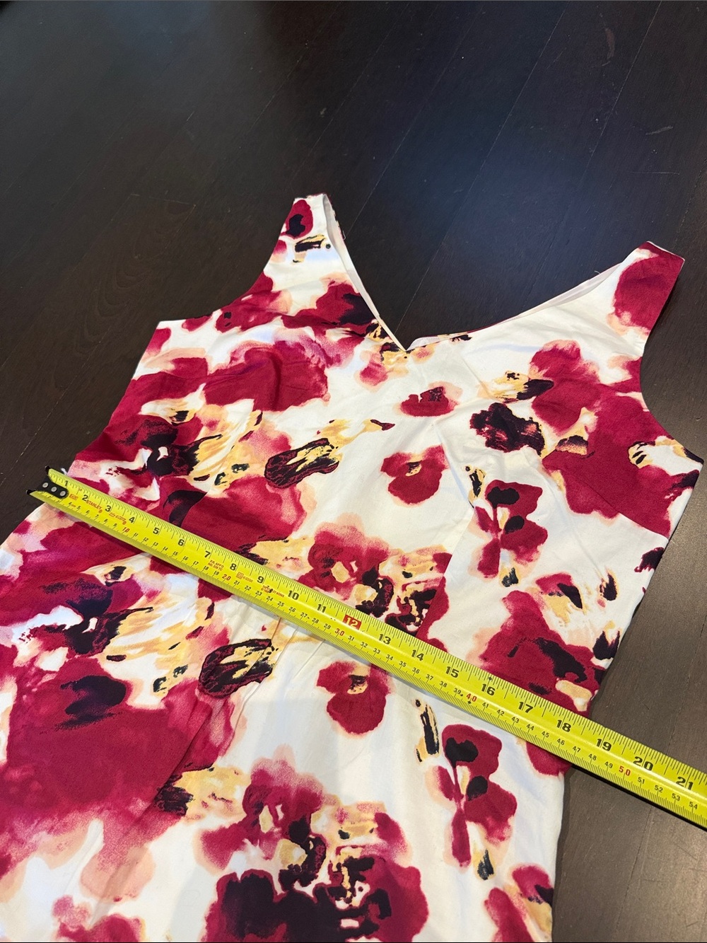Ann Taylor White Mini Dress with Floral Print - Picture 7 of 9